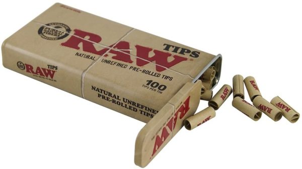 raw tips 100 piece tin can